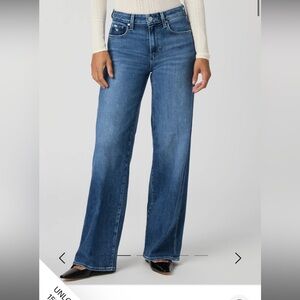 PAIGE Blue Flare & Wide Leg Jeans